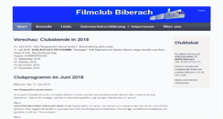 Desktop Screenshot of filmclub-biberach.de